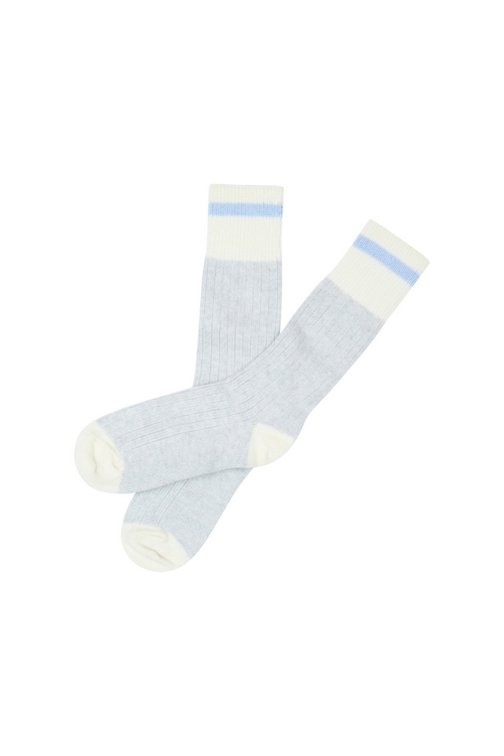 Men's Apres Socks - Pale Blue