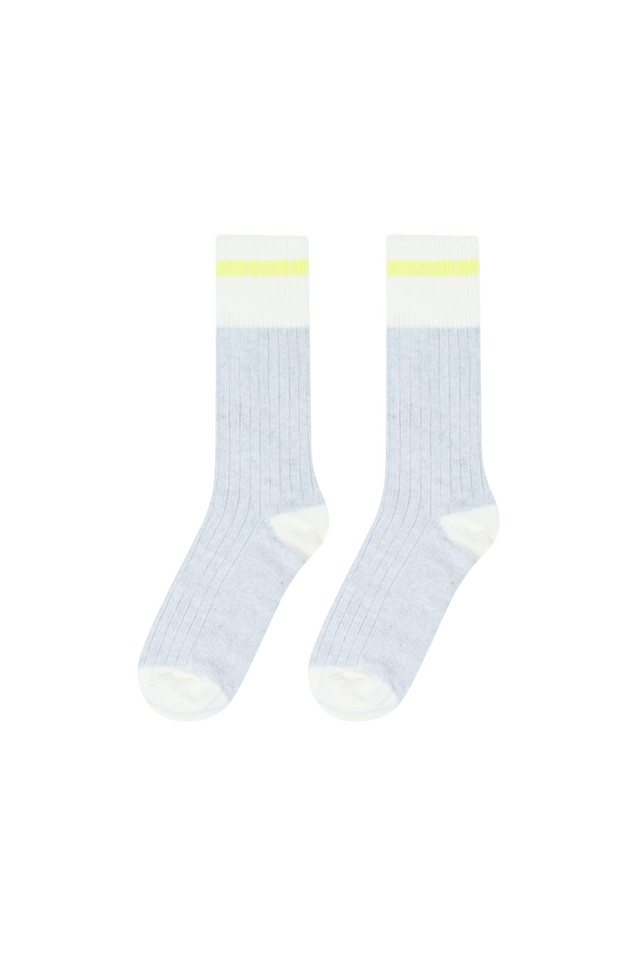 Men's Apres Socks - Neon Yellow