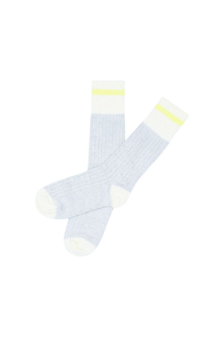 Men's Apres Socks - Neon Yellow