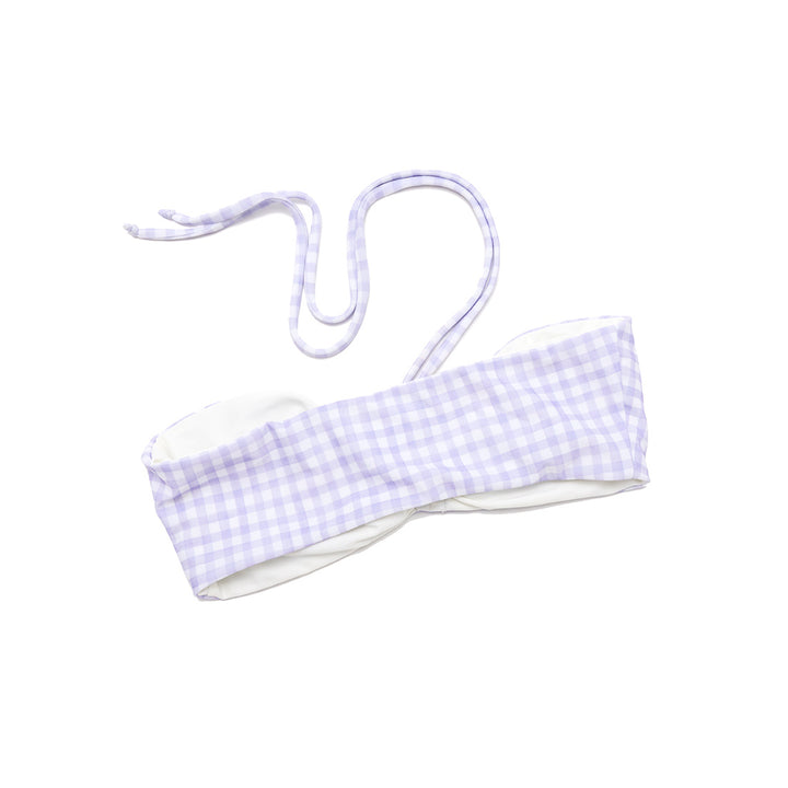 Bandeau Bikini Top (Gingham)