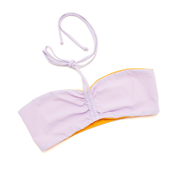 Bandeau Bikini Top - Reversible