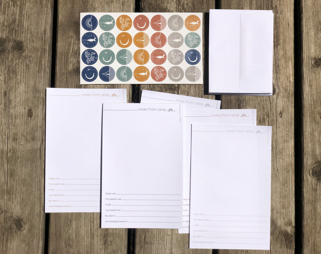 Stationery Set - Notes from Camp