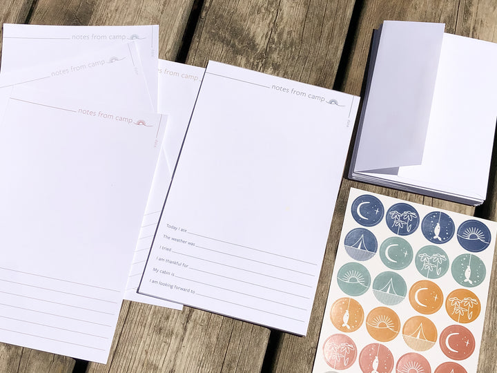 Stationery Set - Notes from Camp